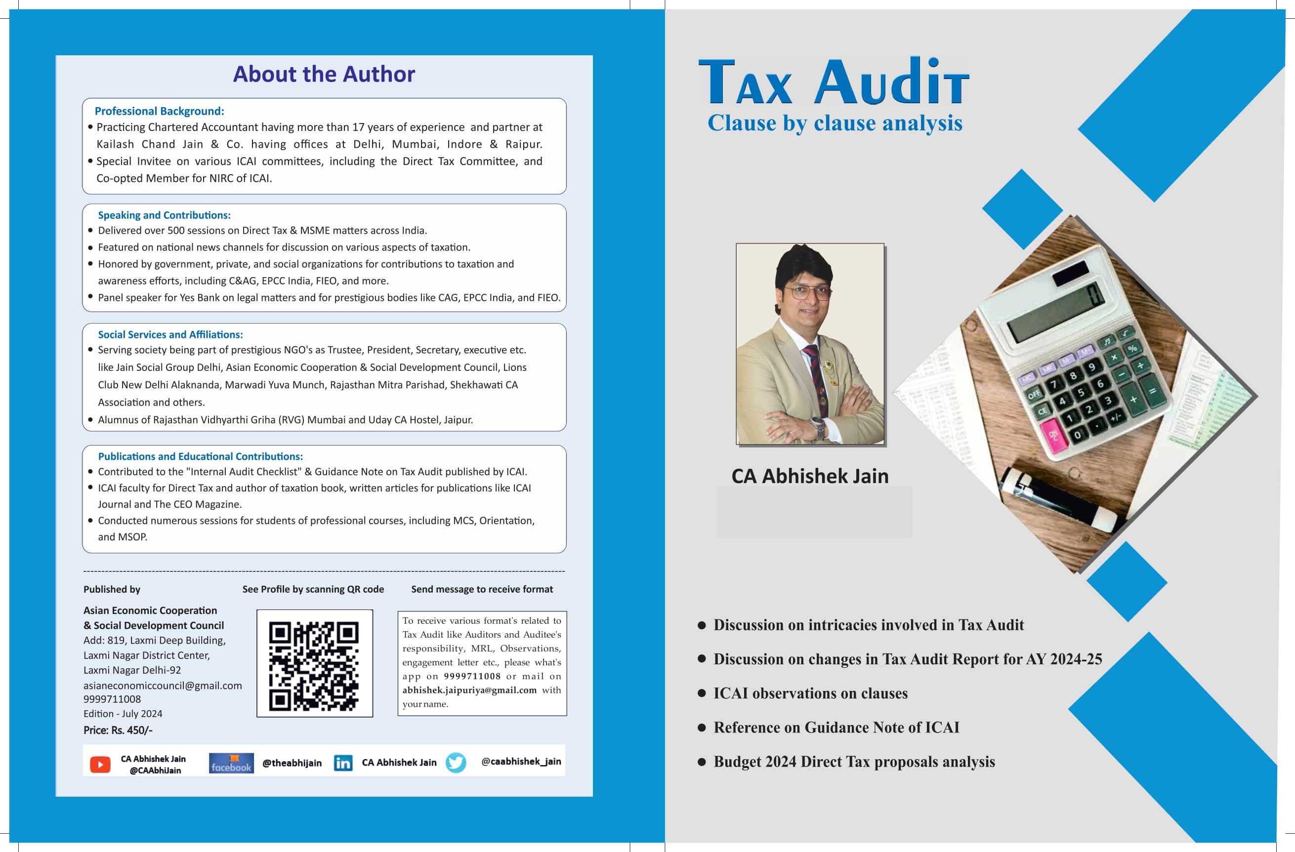 Tax Audit - Clause by Clause Analysis - book cover